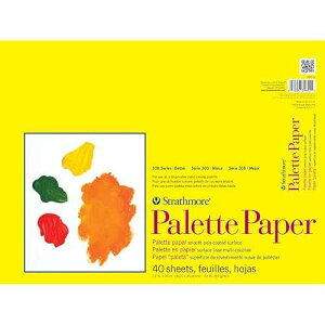 Strathmore 300 Series Palette Paper Pad, Tape Bound, 12x16 inches, 40 Sheets (41lb/67g) - Artist Paper for Adults and Students