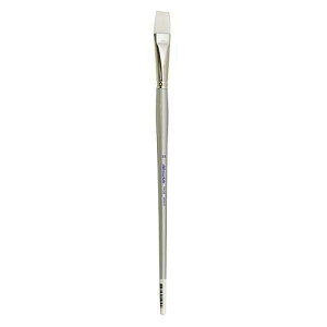 Silver Brush Limited 1502-10 Silverwhite Bright tbrush for Watercolor, Gouache, Inks, Dyes, Fluid, & Flow Acrylic, Size 10, Long Handle