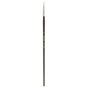 Silver Brush Limited 1100-2 Silverstone Round Paintbrush for Oil Painting, Size 2, Long Handle