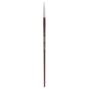 Silver Brush Limited 1100-3 Silverstone Round Paintbrush for Oil Painting, Size 3, Long Handle