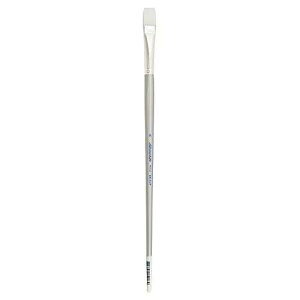 Silver Brush Limited 1502-8 Silverwhite Bright tbrush for Watercolor, Gouache, Inks, Dyes, Fluid, & Flow Acrylic, Size 8, Long Handle