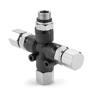 PointZero Airbrush Manifold 3-Way Air Hose Splitter 1/8