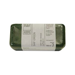 R&F Artist Encaustic t, Sap Green, 104 ml