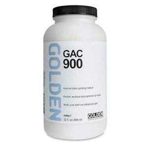 �S�[���f�� �A�N���� �|���}�[ GAC-900 (�q�[�g �Z�b�g) �t�@�u���b�N �y�C���e�B���O �~�f�B�A�� - 32 �I���X �W���[ Golden Acrylic Polymer GAC-900 (Heat Set) Fabric Painting Medium - 32 oz Jar