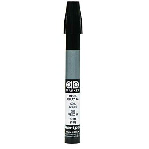 The Original Chartpak AD Marker, Tri-Nib, Cool Gray 4, 1 Each (P184)