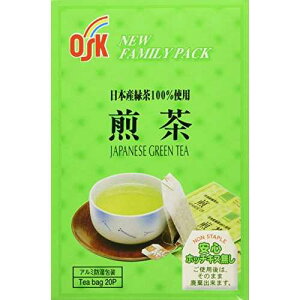 OSK ���{�Β� ���{�I���W�i�����K�i �e�B�[�o�b�O 20�� OSK Japanese Green Tea, Original Authentic Japan Product 20 Tea Bags