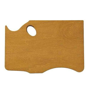 New Wave Highland Hand Held Wood Artist Palette | Natural Stain, Held in Right Hand, Wooden Paint Palette, Artist Palette, Painting Palette, Oil Paint Palette, Wood Paint Pallet