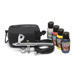Neo for Iwata CN Gravity Feed Airbrush Kit for Beginners, DIY Painting, Crafts, Hobby Airbrushing