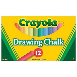 �J���[�h���[�C���O�`���[�N 12�F�A�\�[�g 12�{/�Z�b�g Crayola Colored Drawing Chalk, 12 Assorted Colors 12 Sticks/Set