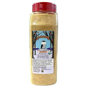 ?? ??? ??? ?? - 0.68kg (680g) ? - 100% ?? ?? ??? - ?? ?? ??? Barred Woods Maple Organic Pure Vermont Maple Sugar - 1.5 lbs (24 oz) Jar - Granulated Maple Sugar