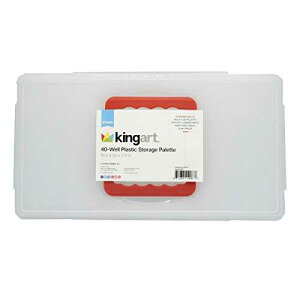KINGART 40�E�F���v���X�`�b�N�ۊǃp���b�g KINGART 40-Well Plastic Storage Palette