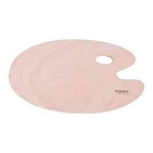Walfront Artist Palette Oval Shaped Wooden ting Palette with Thumb Hole Vintage Artist Oval Oil/Acrylic ting Tray Wood ting Tool Easy Clean 30 40cm / 11.8 15.7inch