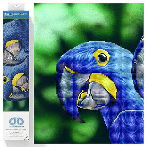 Diamond Dotz Blue Hyacinth Macaws Diamond ting Kits for Adults - Diamond Art Kits a Relaxing Creative Craft Kit with Dotz Gems 14.6x20.5