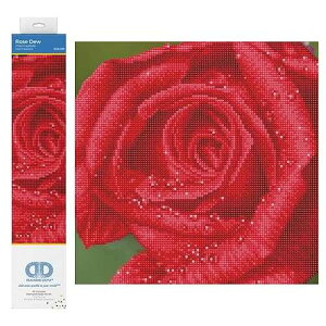 DIAMOND DOTZ Rose Dew Flower Diamond ting Kits for Adults - Diamond Art Kits a Relaxing Creative Craft Kit with Dotz Gems 12x12