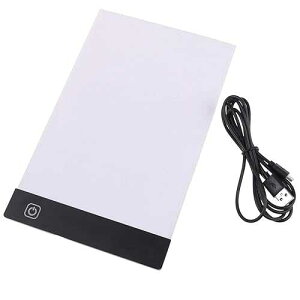 Sesyomr A5 LED Drawing Tablet Thin Art Stencil Drawing Board Light Box tracing Table pad, for 5D Diamond ting Full Drill Embroidery, Cross Stitch Embroidery, Embossing, Sewing Projects etc