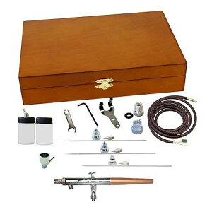 �p�[�V�F �G�A�u���V �_�u���A�N�V���� �G�A�u���V �ؐ��P�[�X���� Paasche Airbrush Double Action Airbrush in Wood Case