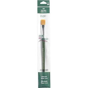 FolkArt 1293 One Stroke Paint Brush, 1/2 Rake Feather Brush