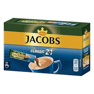 Jacobs 2 in 1 - �N���[������C���X�^���g�R�[�q�[ (10 x 16 g) - 2 �p�b�N Jacobs 2 in 1- Instant Coffee with Cream (10 x 16 g)-Pack of 2