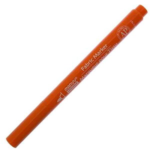 UCHIDA Marvy Fine Point Fabric Marker Art Supplies, Orange