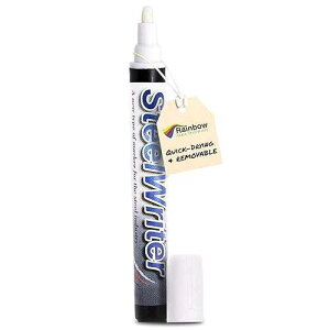 Rainbow Chalk Markers Limited Metal Marking Paint Pen - Industrial Marker For Writing & Drawing on Steel and Metals - Washable Removable Paint Markers For Metal, Wet Erase Metal Paint, White Paint Pen for Constructio
