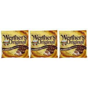 Werther's Original Caramel Coffee Hard Candies 2.65 oz 3 pack