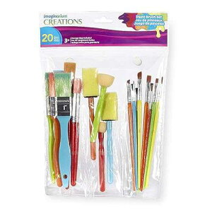 Imaginarium 20 �J�E���g �y�C���g �u���V �Z�b�g Imaginarium 20-Count Paint Brush Set