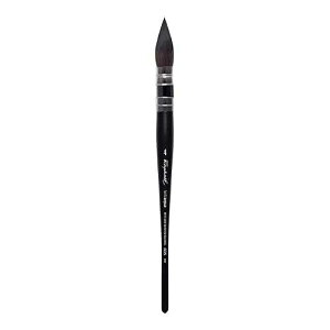 Raphael SoftAqua Synthetic Squirrel Watercolor Brush, Quill, 4