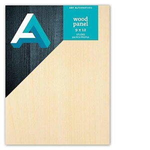 �A�[�g �I���^�i�e�B�u 3/4 �C���` �E�b�h �p�l�� - 9 �C���` x 12 �C���` Art Alternatives Art Alternative 3/4 Wood Panel - 9x12