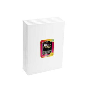 Creative Inspirations Stretched Canvas Packs - Multipack Low Cost Stretched Canvas for Artists, ting, Professionals, & More! - [5 Pack - 16x20]