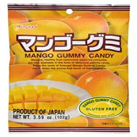 春日井マンゴーグミキャンディ 3.59オンス (3パック) Kasugai Mango Gummy Candy 3.59oz (3 Pack)