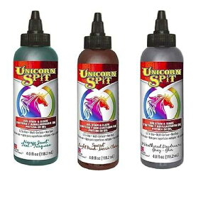 Unicorn SPiT Gel Stain and Paint Fall Collection - Squirrel, Navajo Jewel, Weathered Daydream