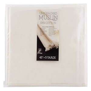 �W���b�N�E���V���\�� ���Y�����X�����A45�C���` x 5���[�h Jack Richeson Unbleached Muslin, 45 Inches x 5 Yards