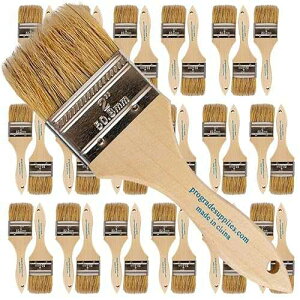 Pro Grade - Chip t Brushes - 36-Pack - 2 Inch Chip Brush for ts, Stains, Varnishes, Glues, & Gesso