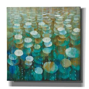 Epic Graffiti 'Rain Drops' by Danhui Nai, Canvas Wall Art, 18x18