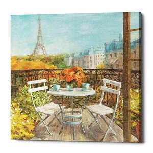Epic Graffiti 'September In Paris' by Danhui Nai, Canvas Wall Art, 18x18