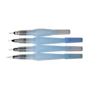 �؂�Ă���{ �A�N�A�b�V�����M 4��Z�b�g Pentel Japan Aquash Water-Brush 4 types of set