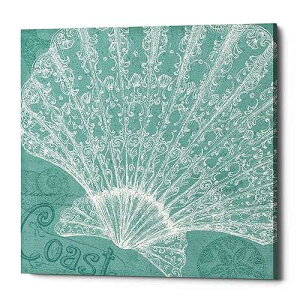 Epic Graffiti 'Aqua Treasure III' by Daphne Brissonet, Canvas Wall Art, 26x26