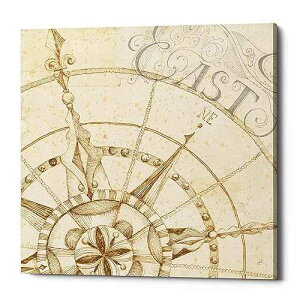 Epic Graffiti 'Coast to Coast Sepia III' by Daphne Brissonet, Canvas Wall Art, 26x26