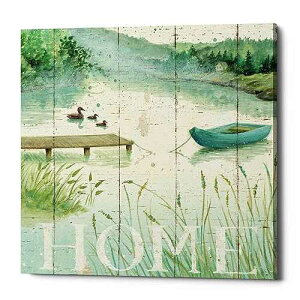 Epic Graffiti 'Lakeside I' by Daphne Brissonet, Canvas Wall Art, 12x12
