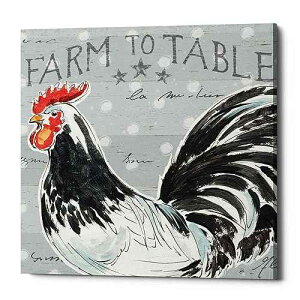 Epic Graffiti 'Roosters Call III' by Daphne Brissonet, Canvas Wall Art, 18x18