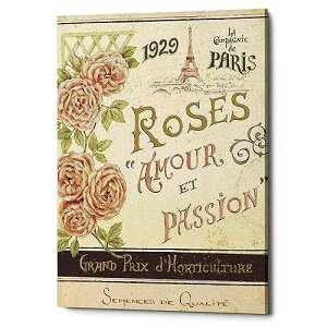 Epic Graffiti 'French Seed Packet I' by Daphne Brissonet, Canvas Wall Art, 12x16