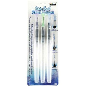 Uchida Water Brush Set 3/Pkg, Multicolor