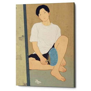 Epic Graffiti 'A Summer Afternoon Shower' by Sai Tamiya, Canvas Wall Art, 40x54