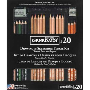 General Pencil 20GP General's Classic Sketching and Drawing Kit