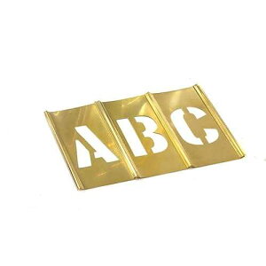 CH Hanson 10035 5 Brass Letters Set 33 pc