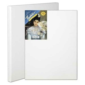 Fredrix 5602 �����炩�ȃX�g���b�` �L�����o�X�A9 x 12 �C���` Fredrix 5602 Ultra Smooth Stretched Canvas, 9 by 12-Inch
