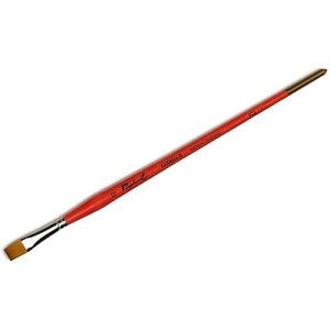 Raphael Kaerell Long Handle Oil & Acrylic Brush, Flat, 12, Natural