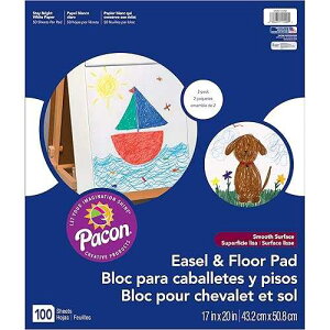 Roselle �C�[�[���ƃt���A�p�b�h�A17 x 20 �C���`�A�e�p�b�h 50 ���A2 �p�b�N (11200-2) Pacon Roselle Easel and Floor Pad, 17 x 20 Inches, 50 Count Each Pad, 2-Pack (11200-2)