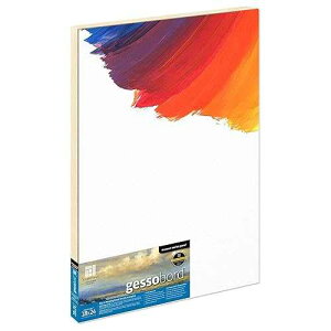Ampersand Art Supply Museum Series Gessobord | 18x24 | 3/4 Cradled Profile | Gesso Wood Painting Panel for Oil and Acrylic Paint & Mixed Media | Canvas Panel Alternative in Professional Art Supplies