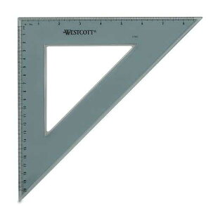 Westcott Triangular Scale (KT-85), Clear